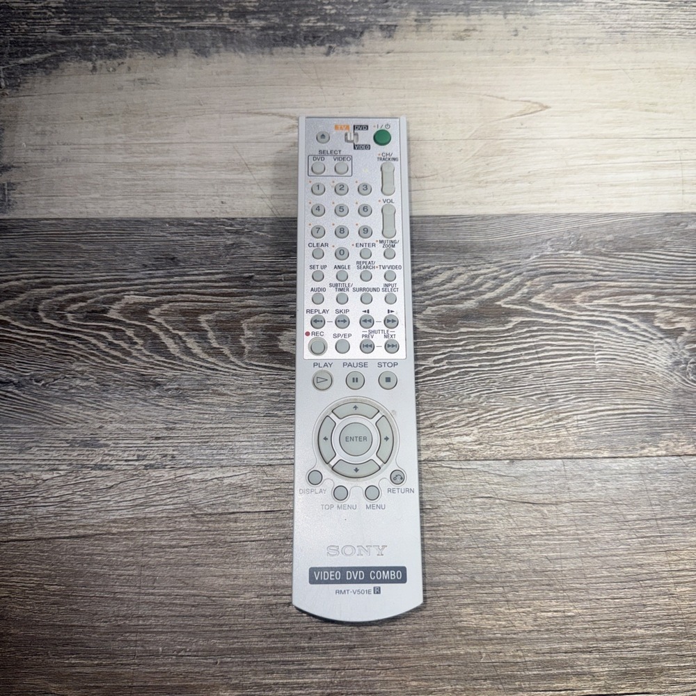 Sony RMT-V501E TV/Video/DVD Combo Remote Control Used Tested/Works